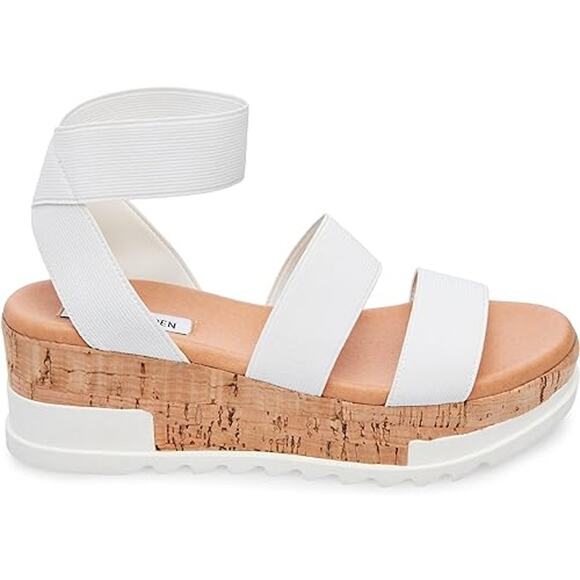 STEVE MADDEN Women Bandi Wedge Sandal - 7.5 - Picture 4 of 7